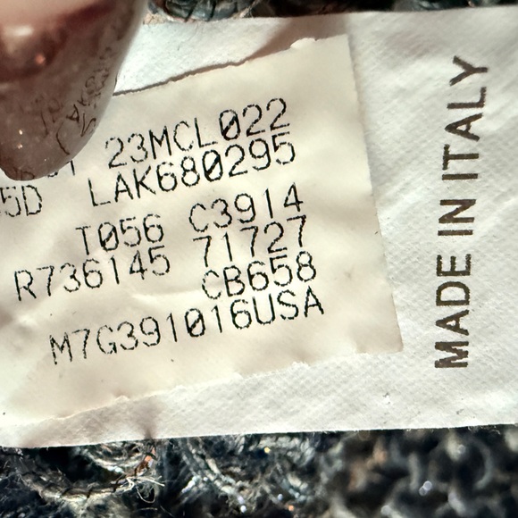 Brunello Cucinelli Zip Front Chunky Metallic Sweater Vest Size Large - Picture 10 of 13